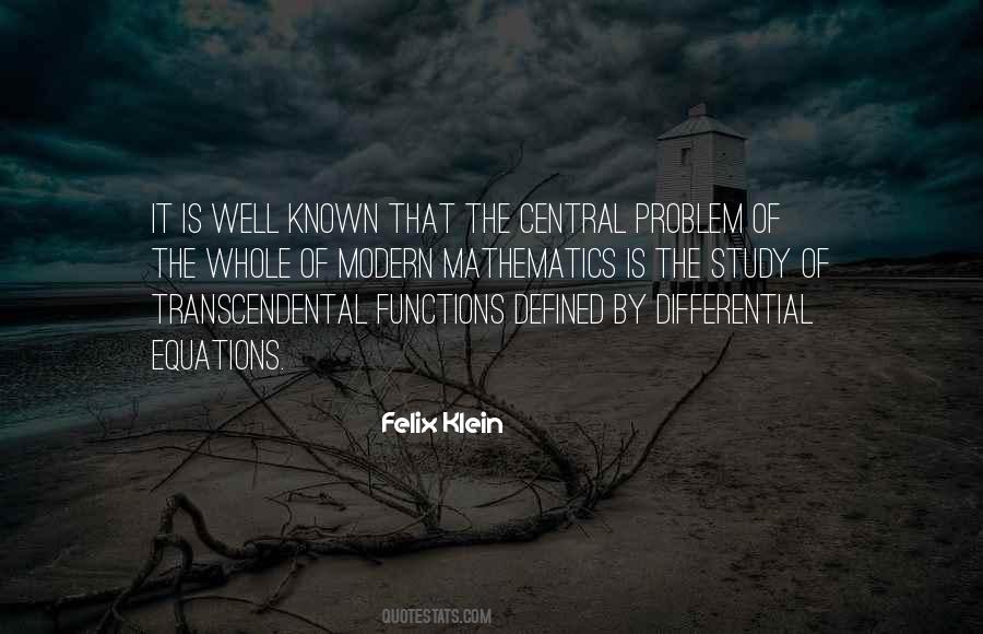Felix Klein Quotes #164190