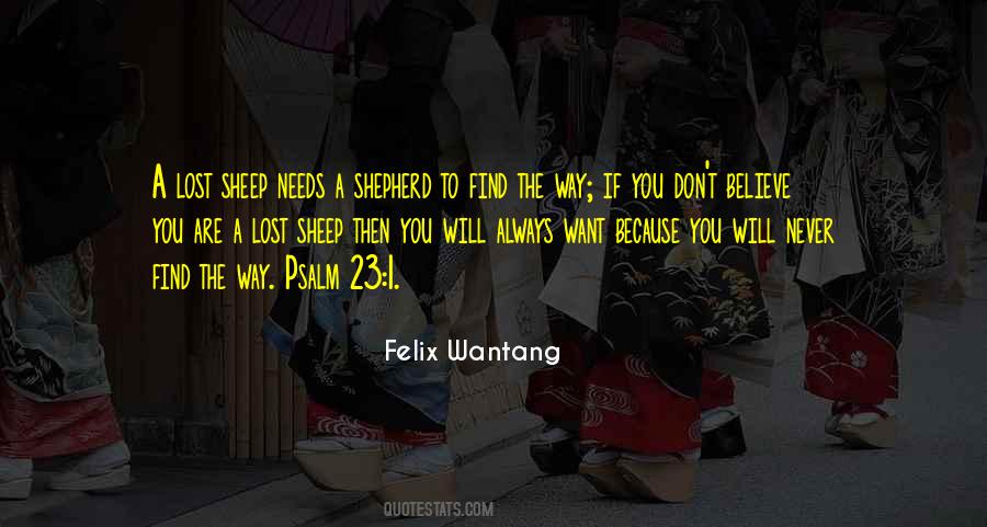 Felix Wantang Quotes #416293