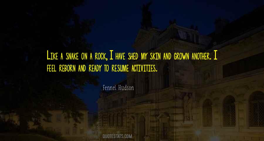 Fennel Hudson Quotes #846174