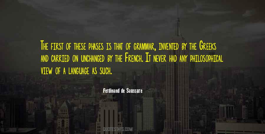 Ferdinand De Saussure Quotes #606495