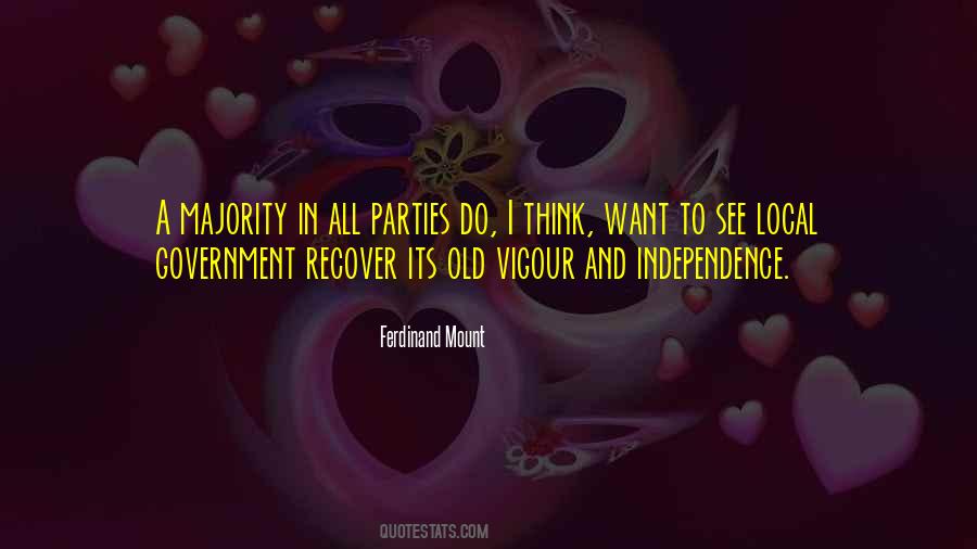 Ferdinand Mount Quotes #1065198