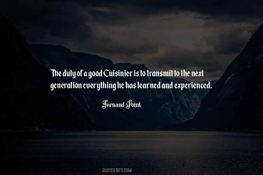 Fernand Point Quotes #672173