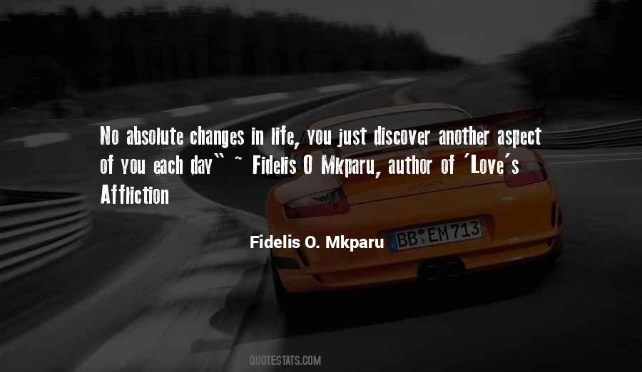 Fidelis O. Mkparu Quotes #1617265