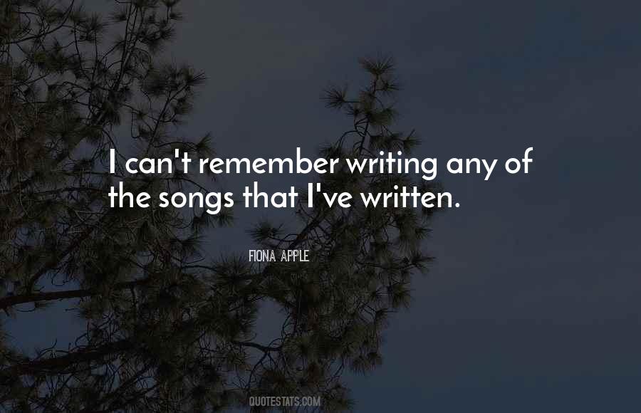 Fiona Apple Quotes #1103289