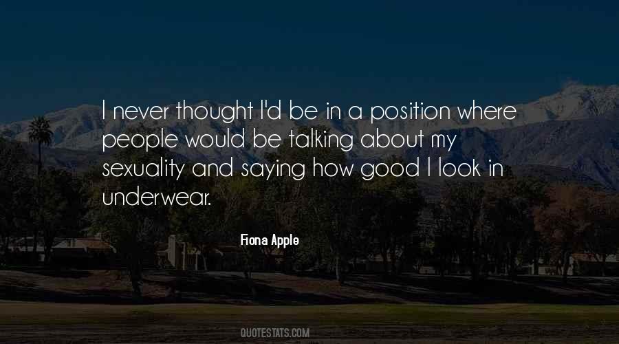 Fiona Apple Quotes #653799