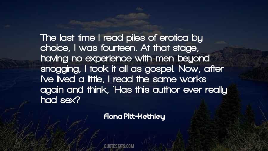 Fiona Pitt-Kethley Quotes #1230928 Fiona Pitt-Kethley Quotes #1230928