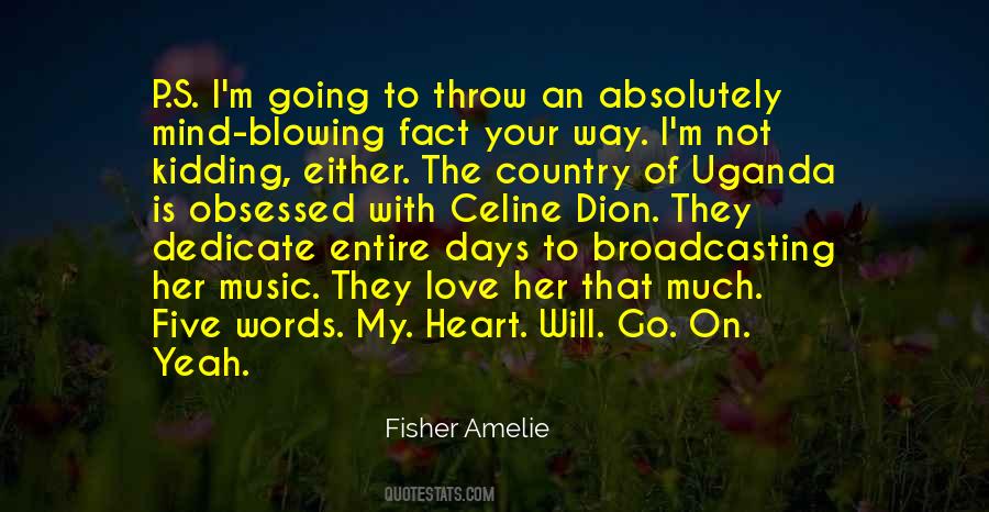 Fisher Amelie Quotes #28618
