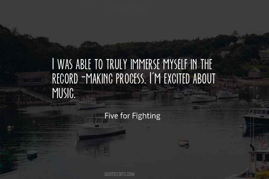 Five For Fighting Quotes #936840