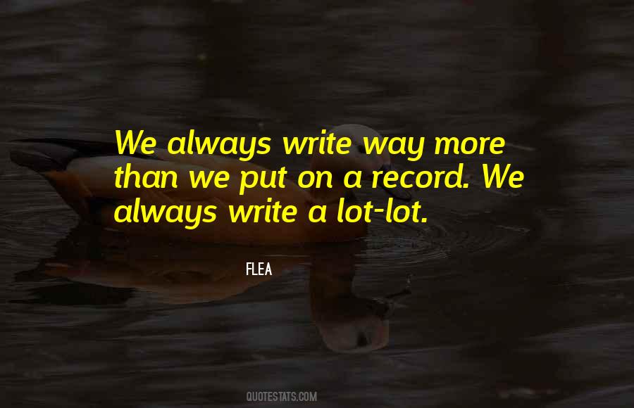 Flea Quotes #822470