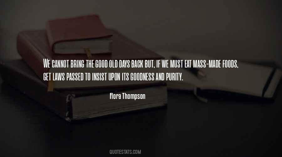 Flora Thompson Quotes #1463196