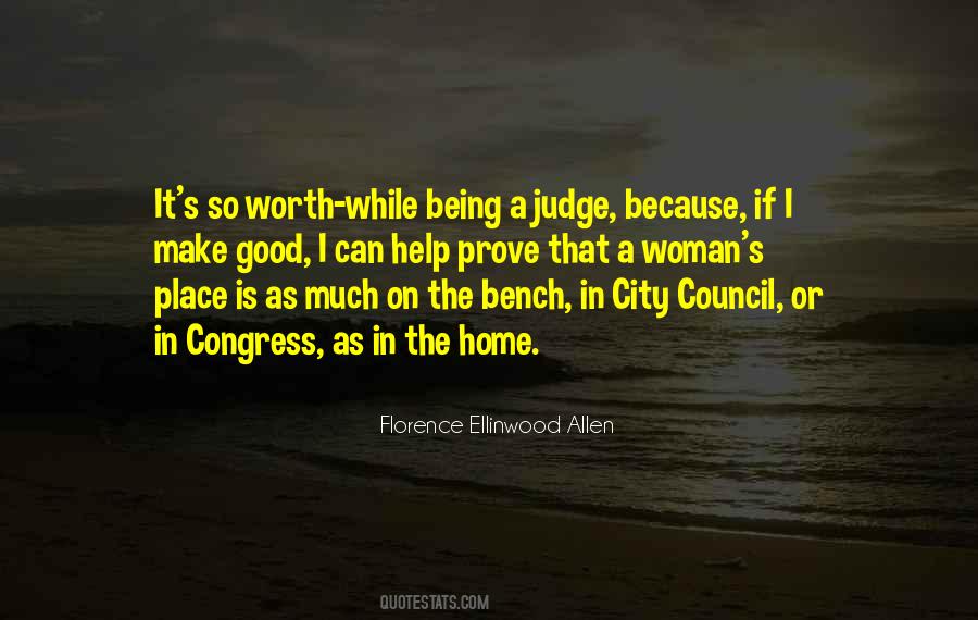 Florence Ellinwood Allen Quotes #889494