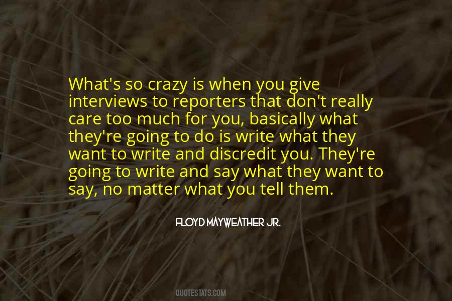 Floyd Mayweather Jr. Quotes #1492490