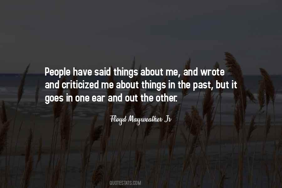 Floyd Mayweather Jr. Quotes #266217