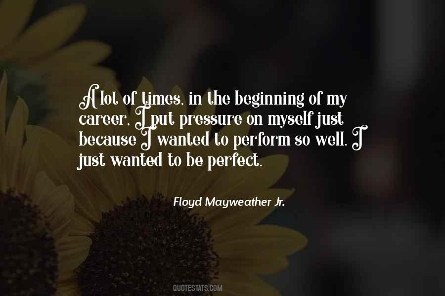 Floyd Mayweather Jr. Quotes #585521