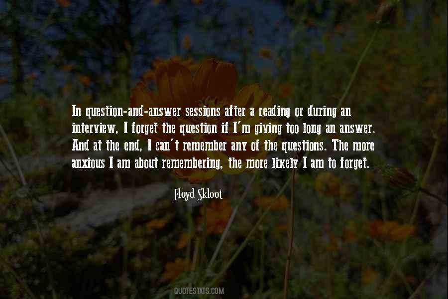 Floyd Skloot Quotes #1367390