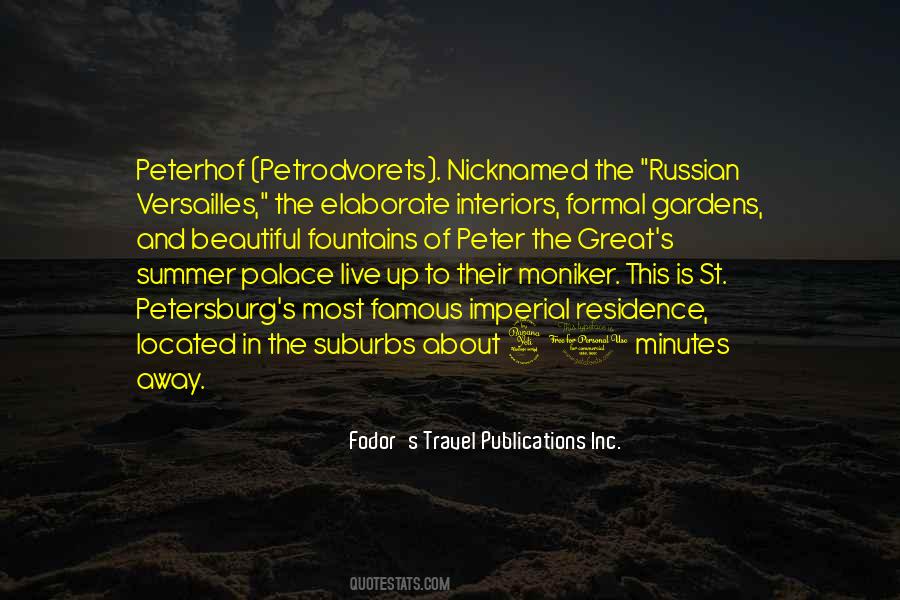 Fodor's Travel Publications Inc. Quotes #241353