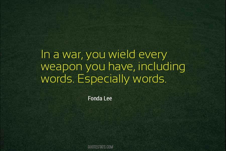 Fonda Lee Quotes #368729