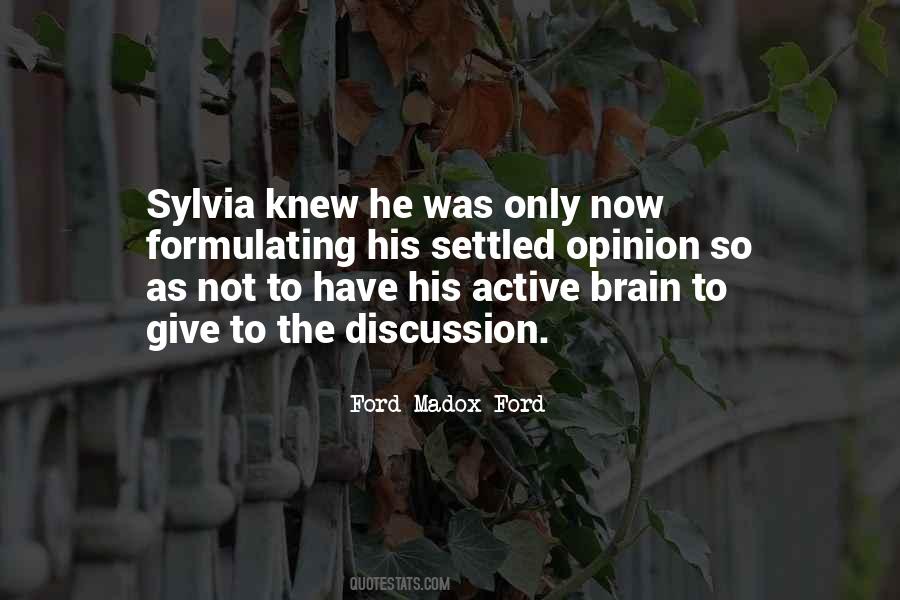 Ford Madox Ford Quotes #1531847