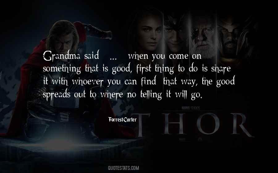 Forrest Carter Quotes #458882