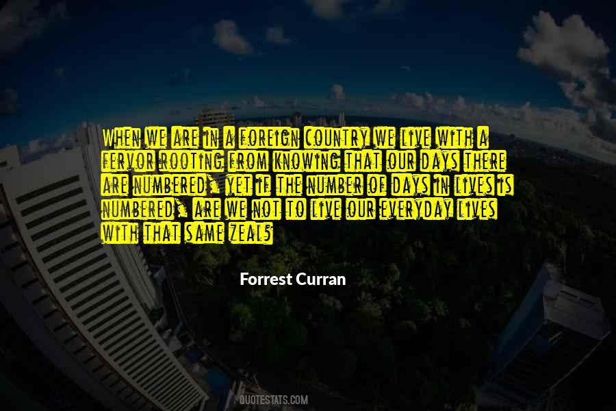 Forrest Curran Quotes #1756073