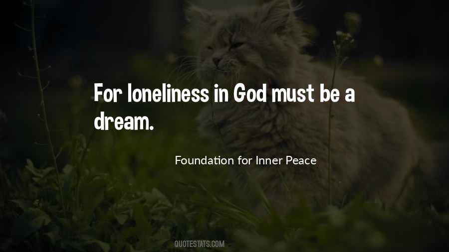 Foundation For Inner Peace Quotes #276770