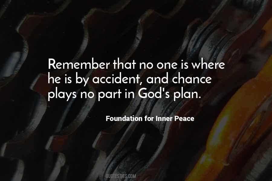 Foundation For Inner Peace Quotes #385214