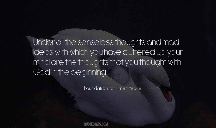 Foundation For Inner Peace Quotes #421810