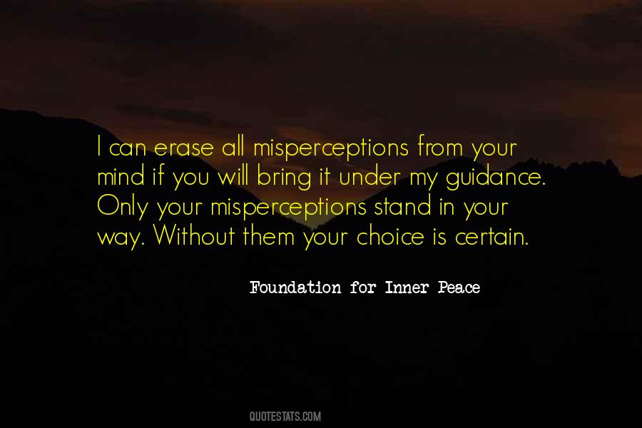 Foundation For Inner Peace Quotes #50743