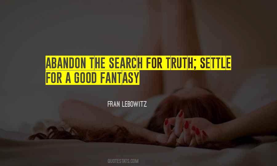 Fran Lebowitz Quotes #1143998