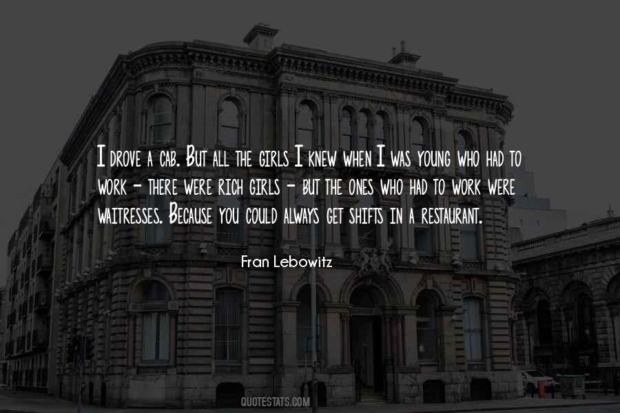 Fran Lebowitz Quotes #1148655