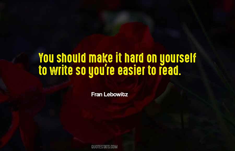 Fran Lebowitz Quotes #1299976