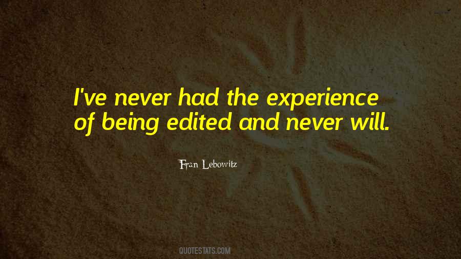Fran Lebowitz Quotes #1351998