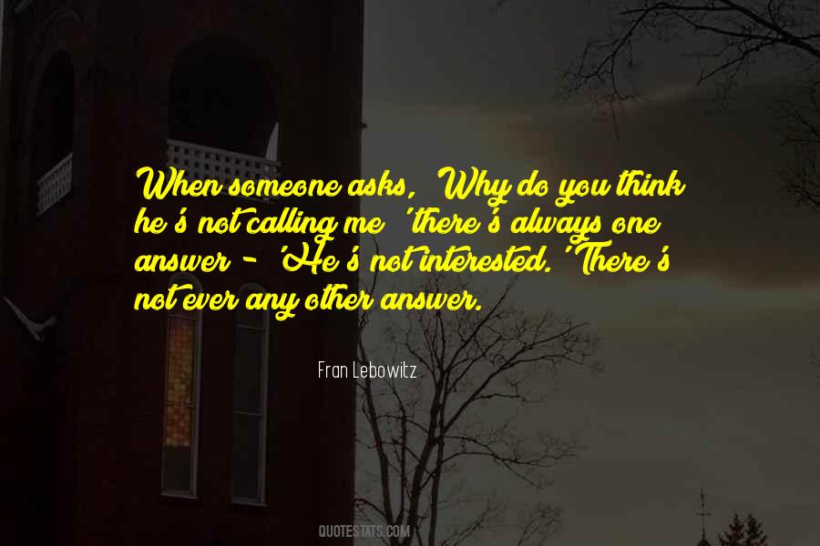 Fran Lebowitz Quotes #1382454