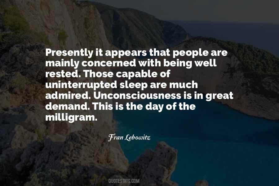 Fran Lebowitz Quotes #1423413