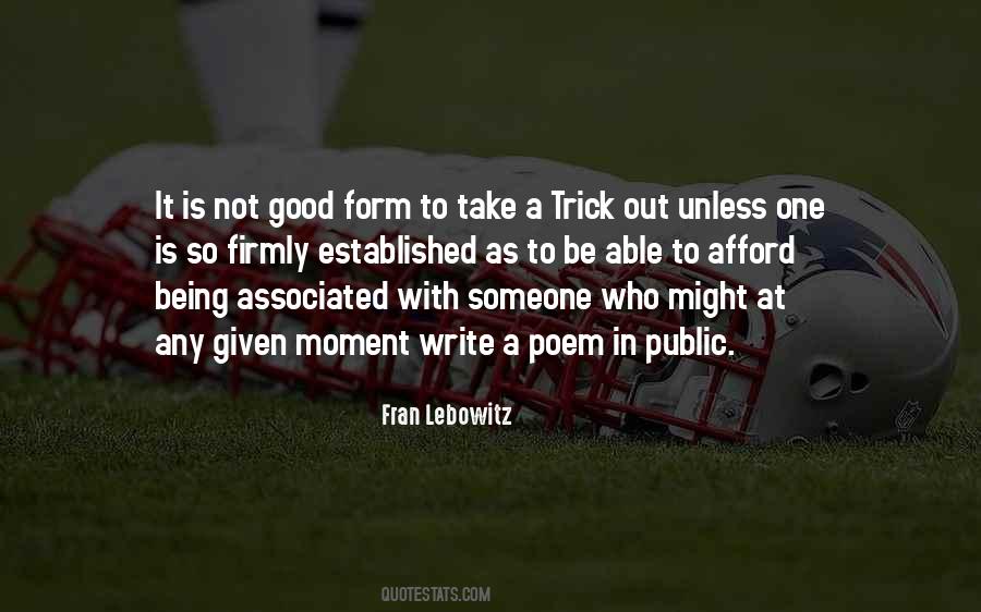 Fran Lebowitz Quotes #161821
