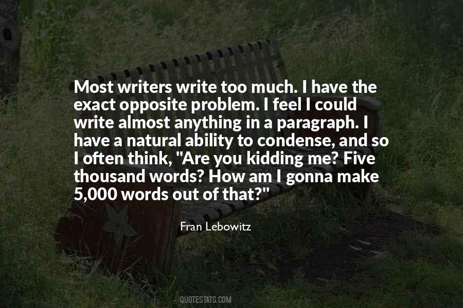 Fran Lebowitz Quotes #1639395