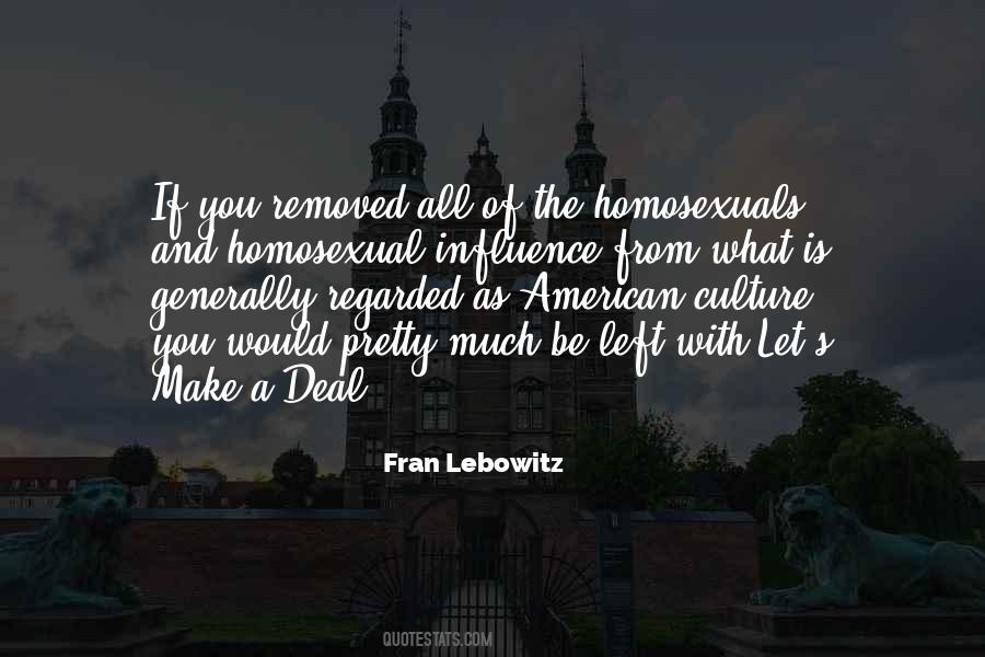 Fran Lebowitz Quotes #1740111