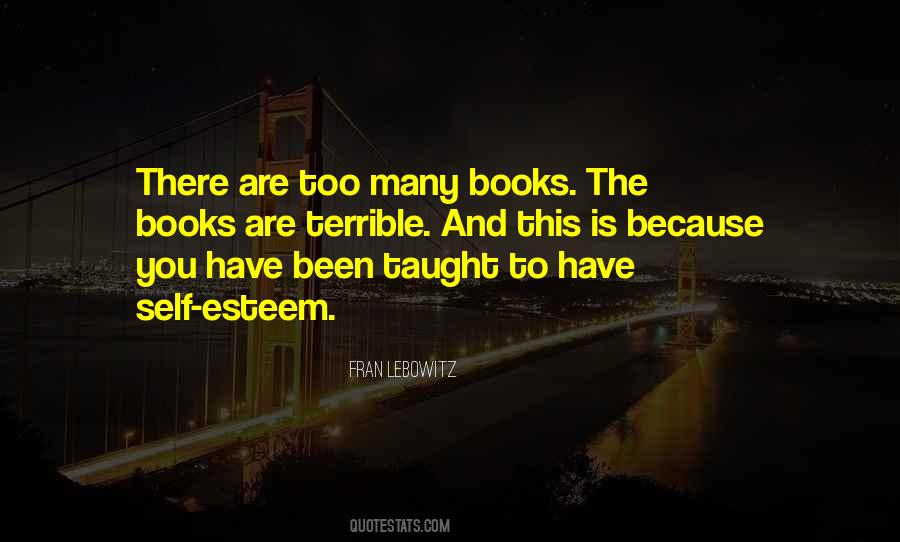 Fran Lebowitz Quotes #1817964