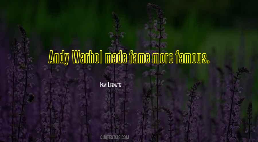 Fran Lebowitz Quotes #683184