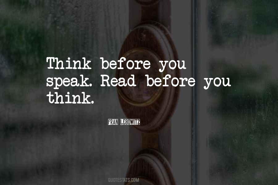 Fran Lebowitz Quotes #733981