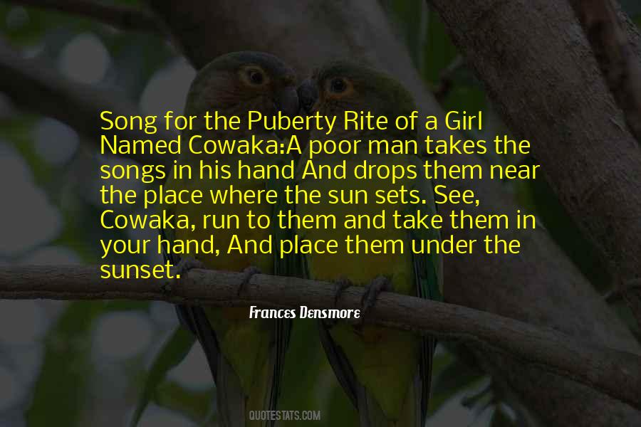Frances Densmore Quotes #1711228