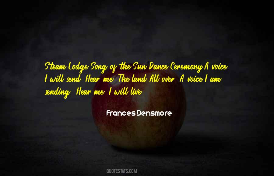 Frances Densmore Quotes #59798