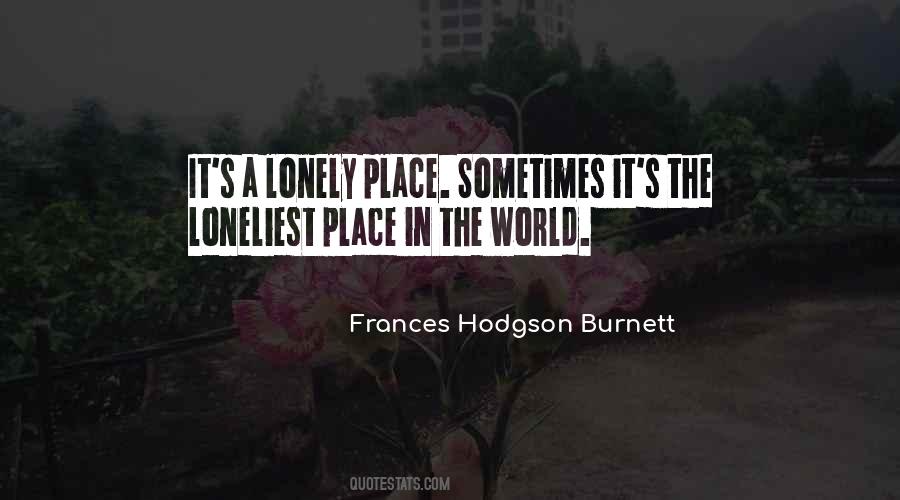 Frances Hodgson Burnett Quotes #1715950