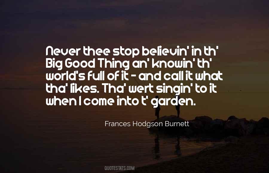 Frances Hodgson Burnett Quotes #651780