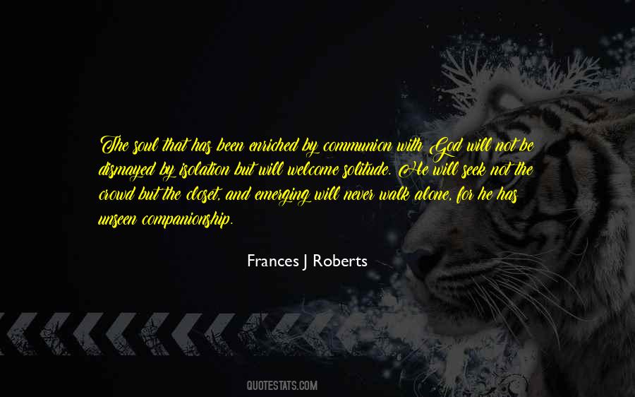 Frances J Roberts Quotes #55059