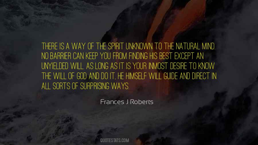 Frances J Roberts Quotes #769535