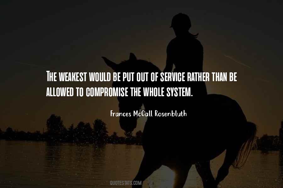 Frances McCall Rosenbluth Quotes #1744471