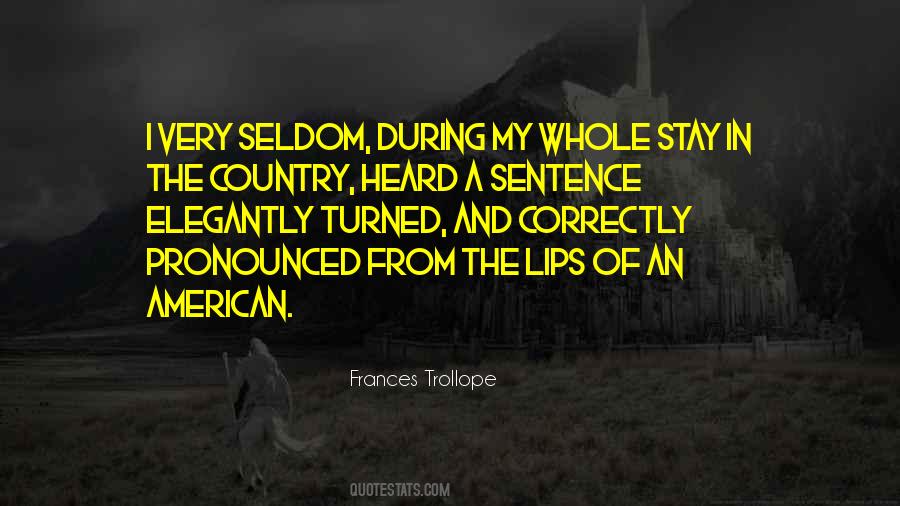 Frances Trollope Quotes #1248728