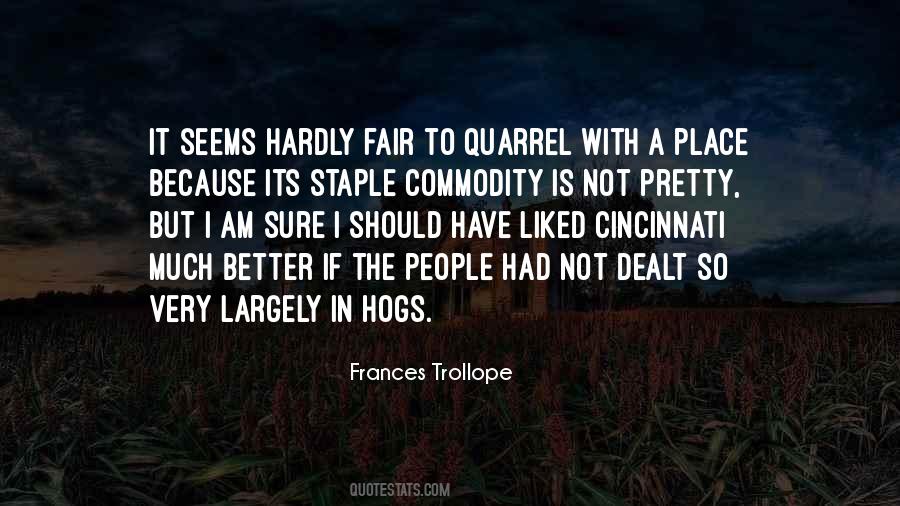 Frances Trollope Quotes #1446417