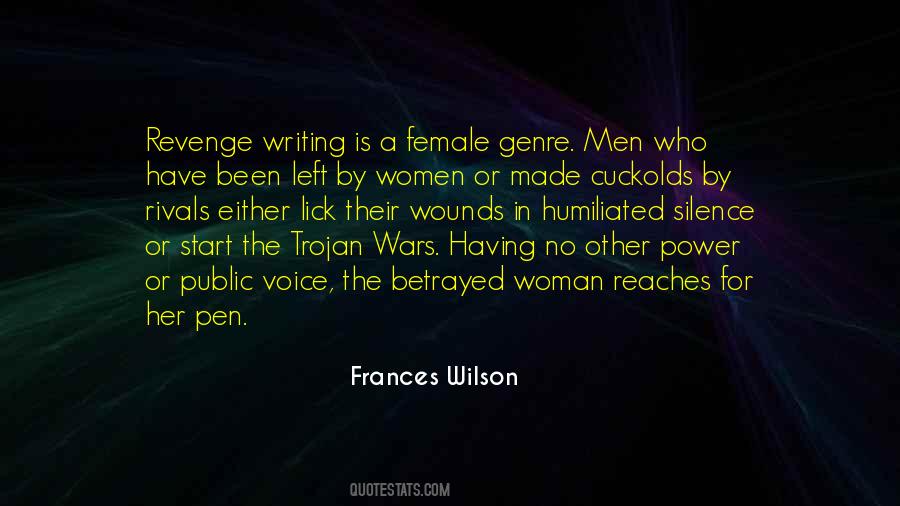 Frances Wilson Quotes #1794470